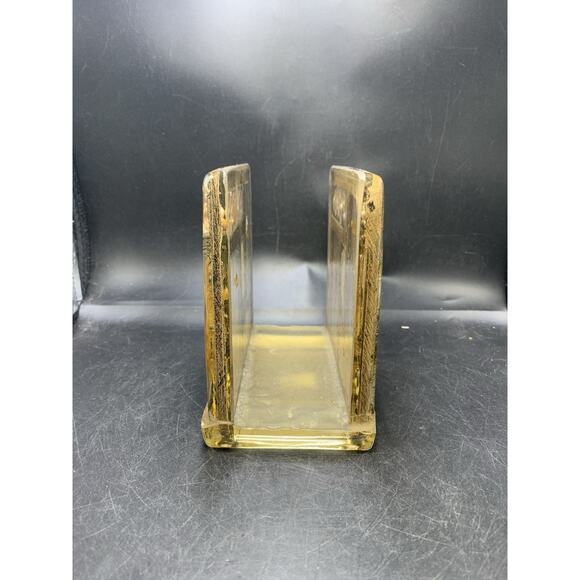 Vintage Lucite /Acrylic Napkin Holder With Encased Flowers And Seeds - Picture 4 of 7